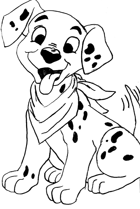 Cartoon Dalmatian Puppies Dalmation Puppy By Aduialgalad - Resimkoy