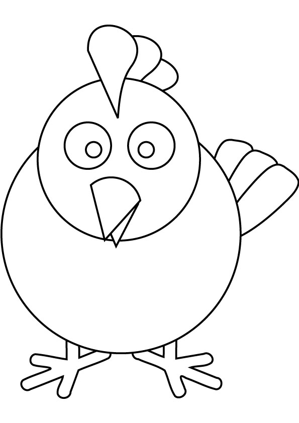 Coloring Pages For Chickens Cliparts co