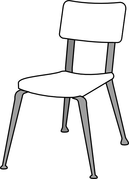 Chair Clip Art Black And White | Clipart Panda - Free Clipart Images