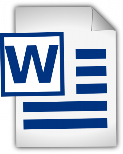 Word file icon vector drawing | Public domain vectors
