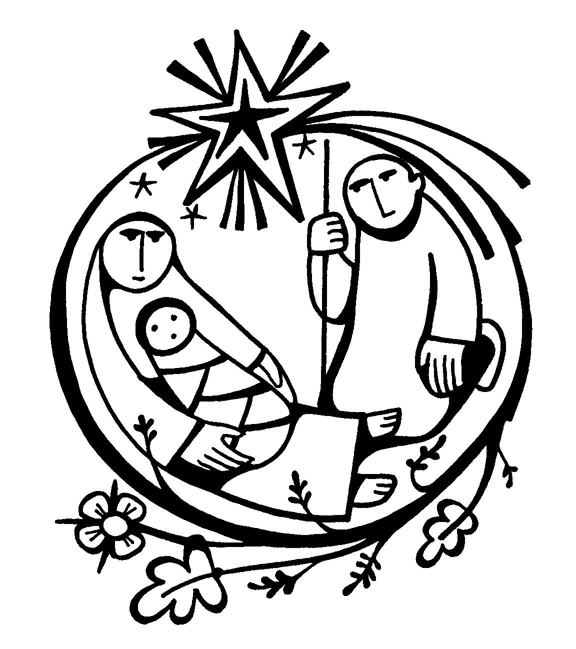 free clip art of the holy family - photo #38