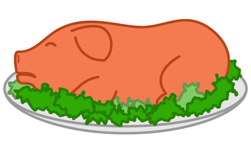 Pig Roast Cartoon | lol-