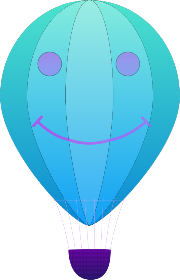 Hot Air Balloons 2 - vector Clip Art