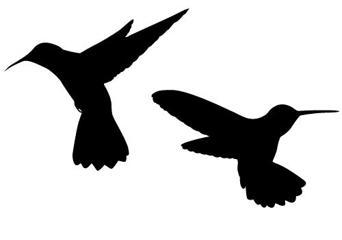 Hummingbird Silhouette Vector | Silhouette Clip Art | Pinterest