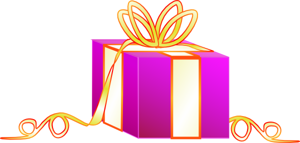 Wrapped Gift clip art - vector clip art online, royalty free ...