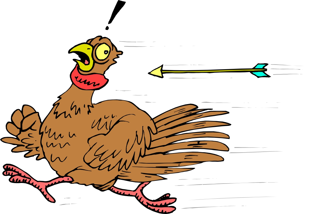Running Turkey Clip Art Images & Pictures - Becuo