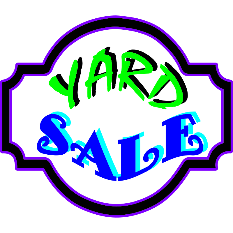Clipart - Yard Sale
