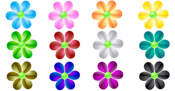 vector clipart flowers free - photo #49
