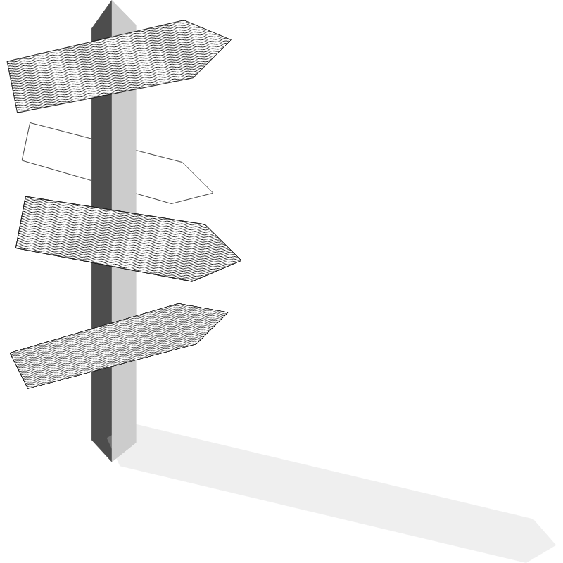 Clipart - signpost