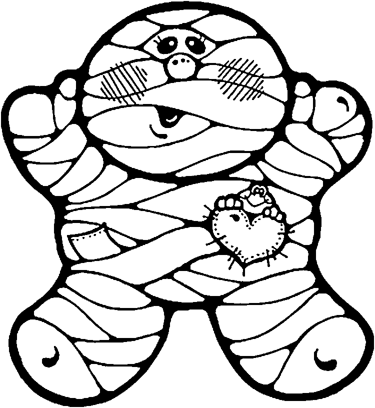 free halloween coloring clipart - photo #18