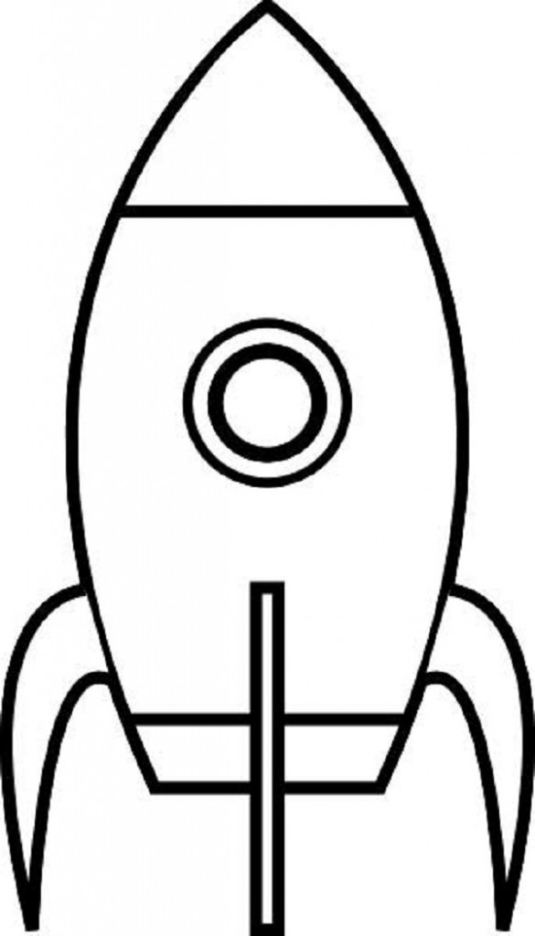 space rocket coloring pages for kids | Coloring Kids