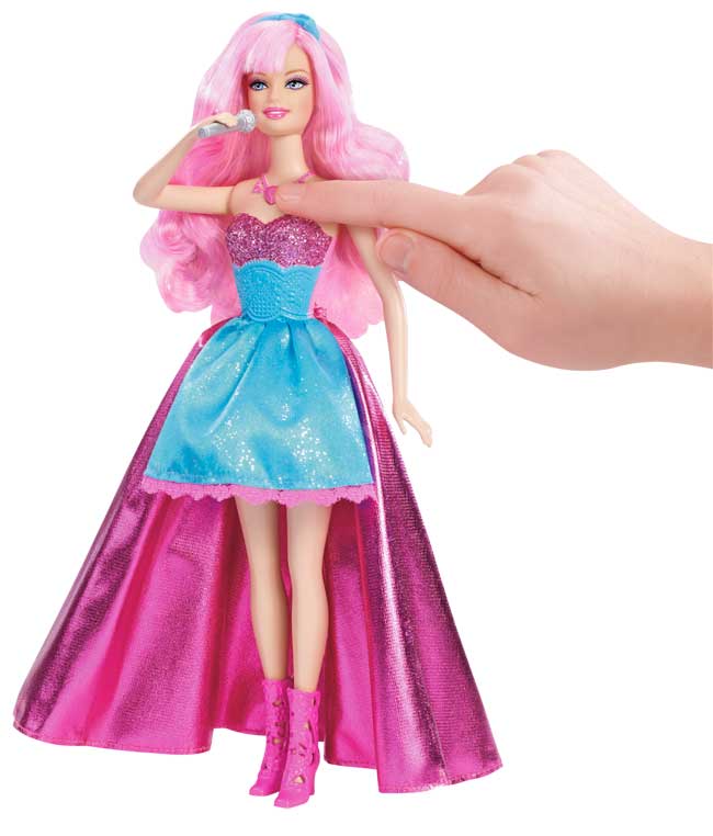 Amazon.com: Barbie The Princess & the Popstar 2-in-1 Transforming ...