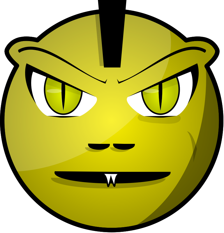 Scary Face Remix Free Vector / 4Vector
