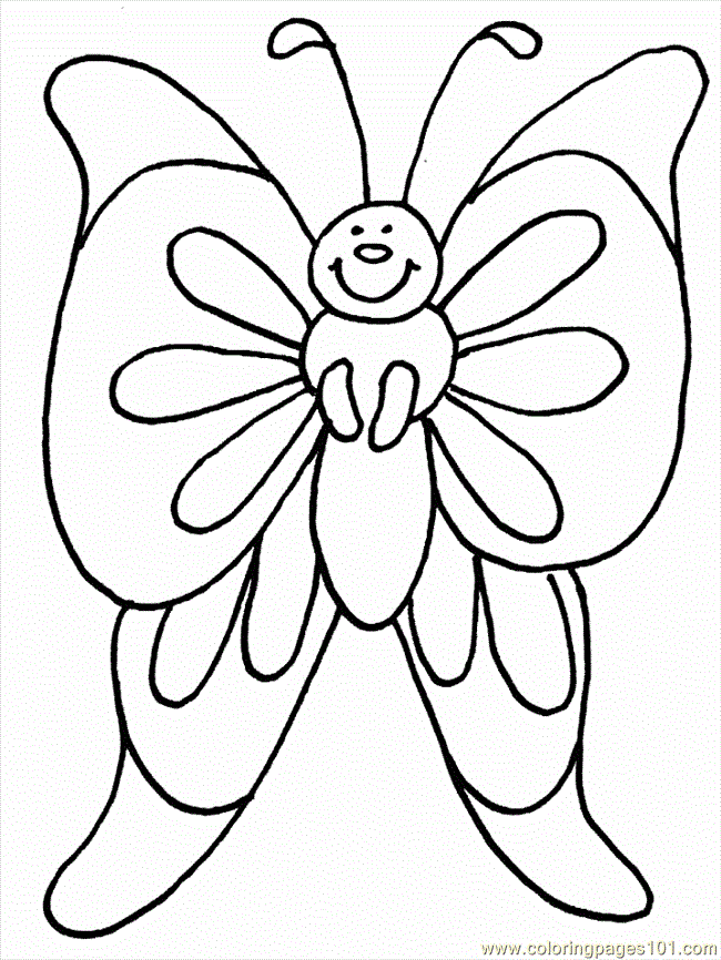 Coloring Pages beautifull Butterflys (Insects > Beautifull ...