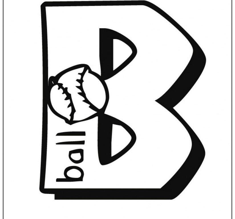 Letter B Ball Colouring Pages page 2 Cliparts co
