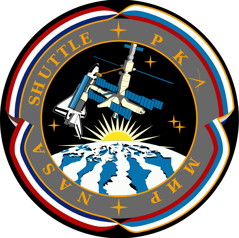 Clipart - Shuttle-Mir Patch