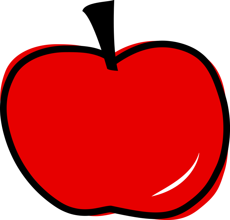 apple with worm clip art free - photo #22