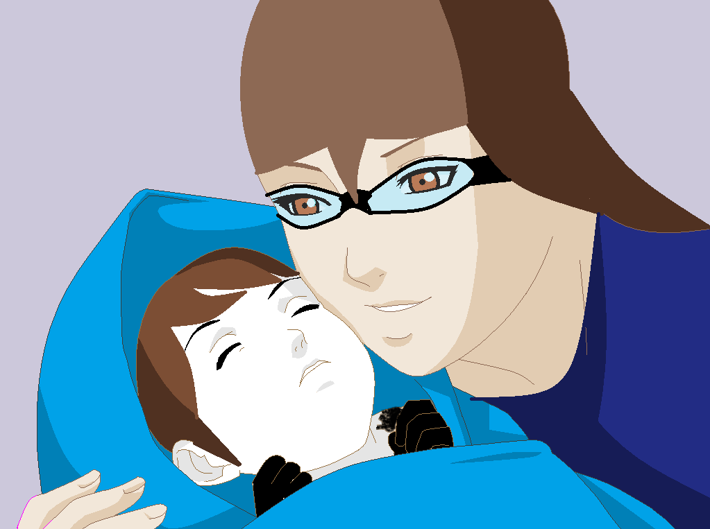 jen and her new baby boy by francesdaughter12 on deviantART