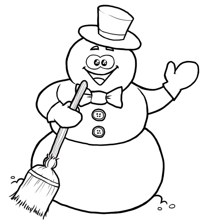 Happy Snowman | MyChurchToolbox.org