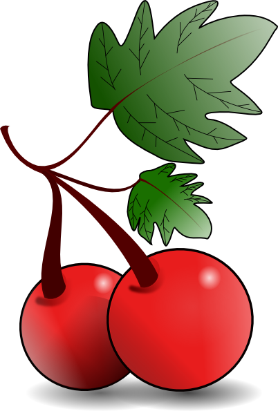Cherries Fruit clip art - vector clip art online, royalty free ...
