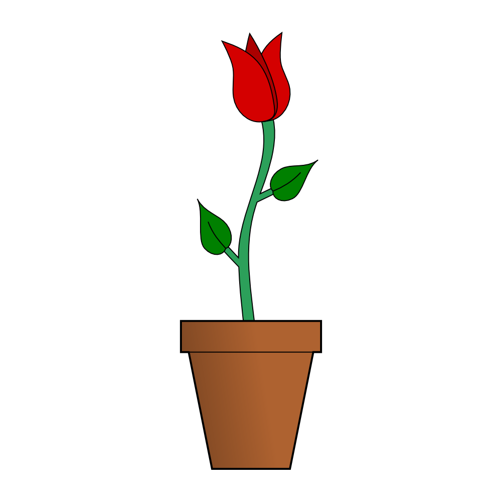 Flowers For > Vase Of Flowers Clip Art