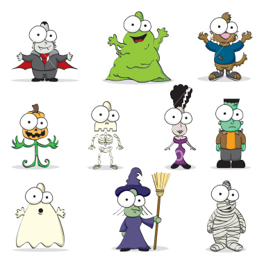 Halloween Characters Photos