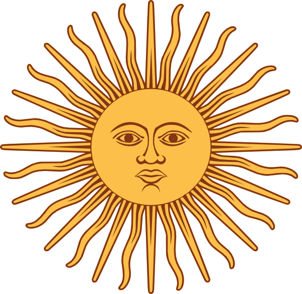 May Sun From Argentina Flag clip art Free Vector / 4Vector