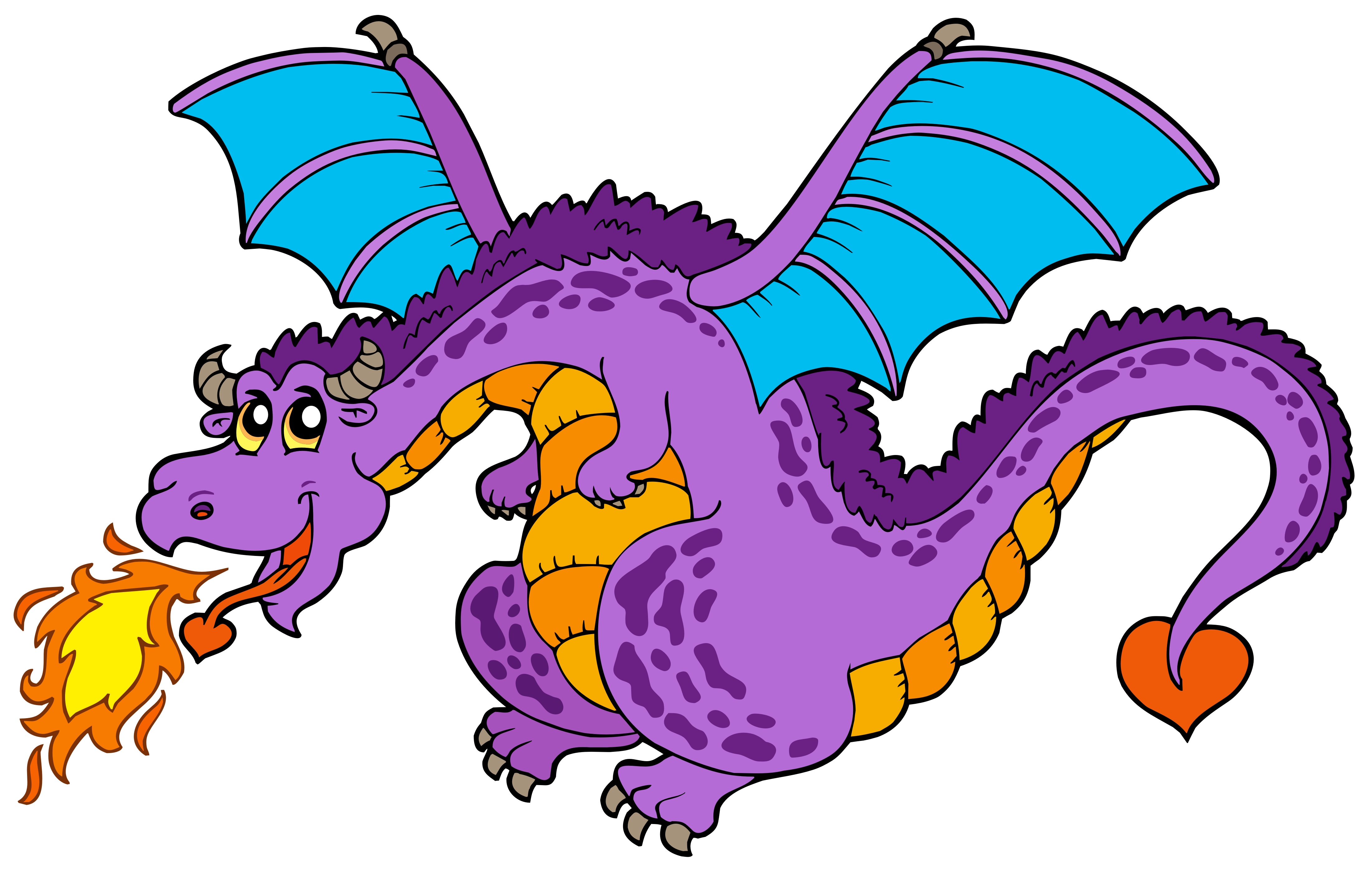 clip art cartoon dragon - photo #36