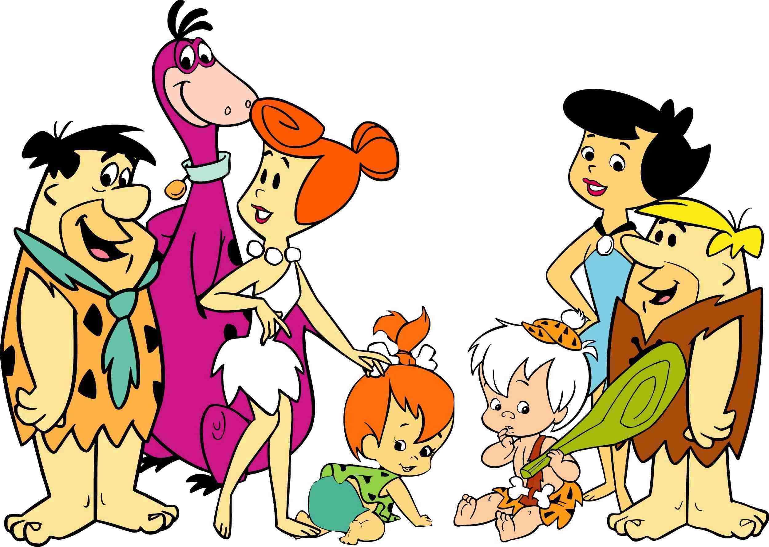 The Flintstones Characters image - vector clip art online, royalty ...