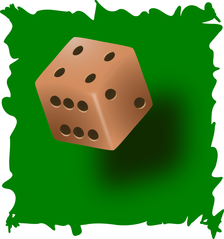 Six Sided Dice (d6) Clip Art Download