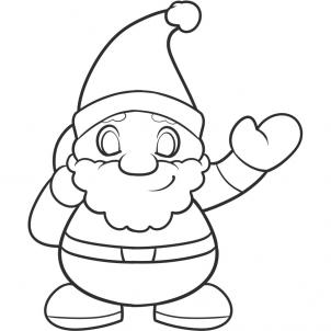How to Draw Santa for Kids, Step by Step, People For Kids, For ...