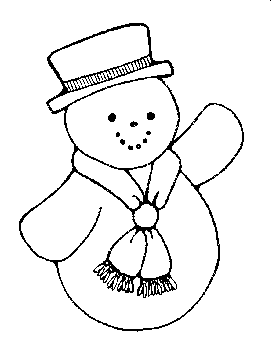 Black And White Snowman Clip Art Images 6 HD Wallpapers | Animg.com