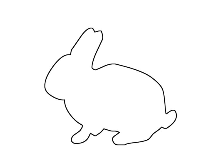 Pix For > Rabbit Outline