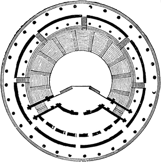 Ground Plan of the Theatre of Herodes Atticus | ClipArt ETC