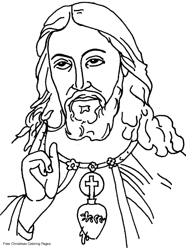 jesus caring coloring pages - photo #44
