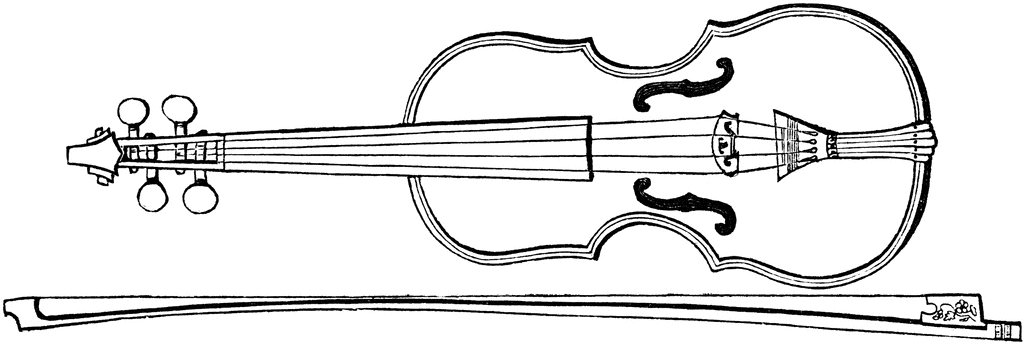 Violin and Bow | ClipArt ETC