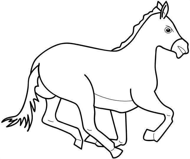 cartoon horses Colouring Pages (page 3)