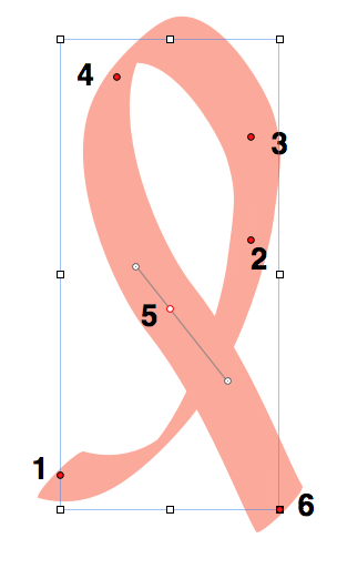 I Work in Pages: Ribbons. Draw your awareness ribbon in iWork.