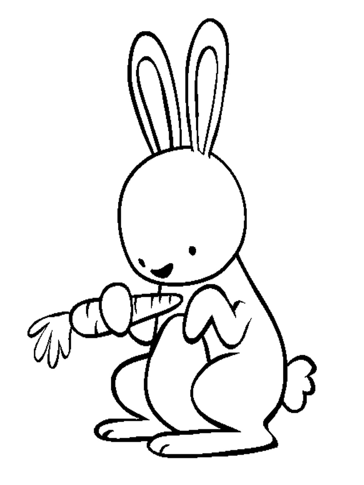 baby animal coloring pages printable bunny id 60765 ...