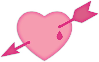 uu27itu: clipart heart with arrow
