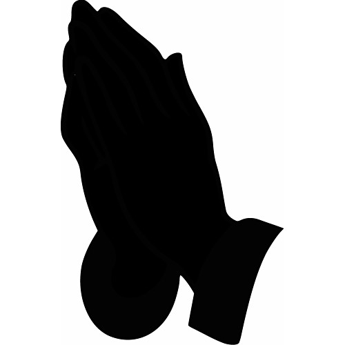 Praying Hands Silhouette - ClipArt Best