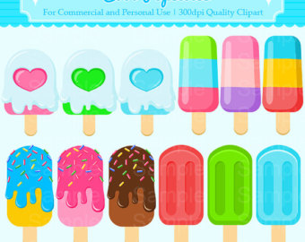 Popular items for popsicle clipart set on Etsy