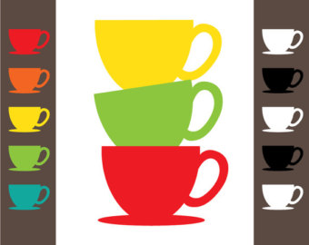 Colorful Teacup Clipart - 10 | Clipart Panda - Free Clipart Images