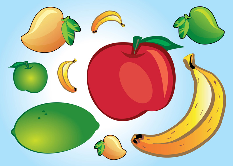 10 Fruit Vectors - Cliparts.co