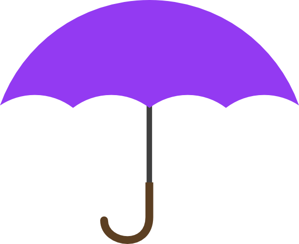 Purple Umbrella clip art - vector clip art online, royalty free ...