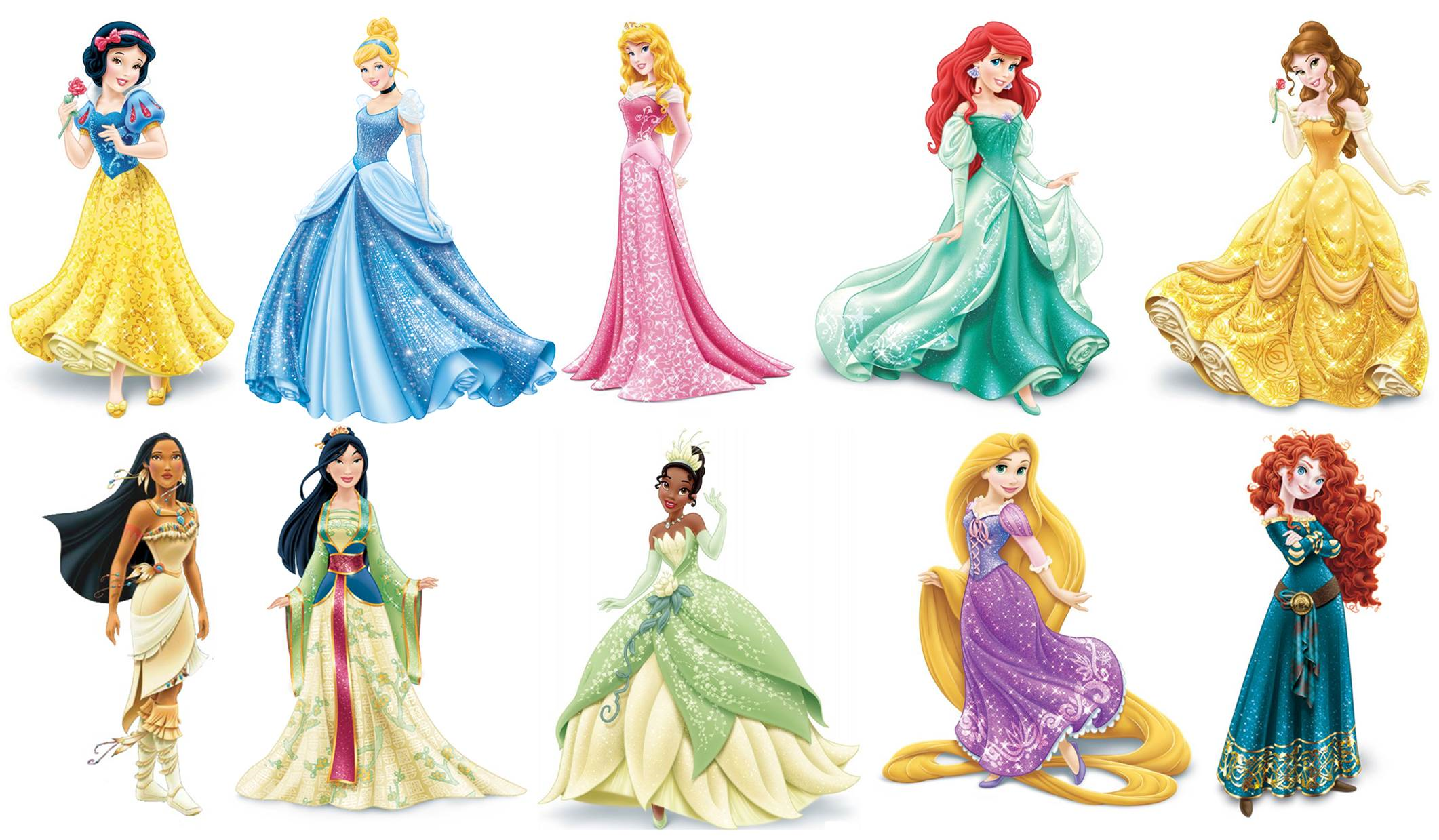 Disney Princesses, Clipart, Disney Clipart, Wallpaper, Coloring ...