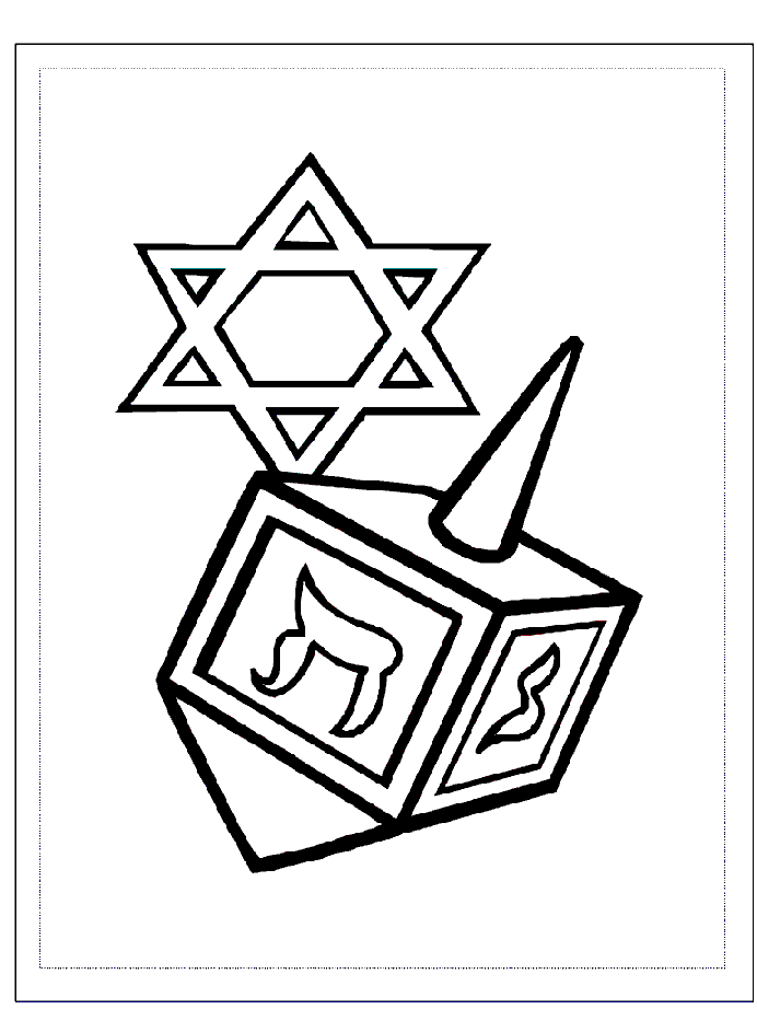 Hanukah Coloring Pages Hanukkah coloring pages ~ Online coloring ...