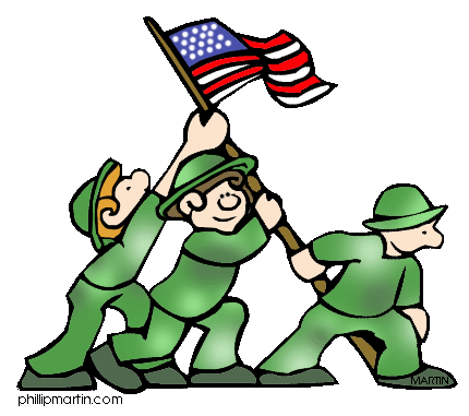 Free Flags Clip Art by Phillip Martin, World War II