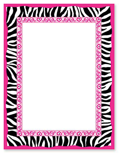 pink zebra clip art free - photo #47