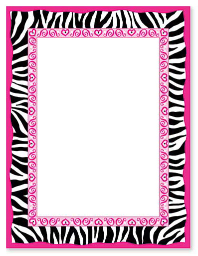 free zebra clipart borders - photo #11